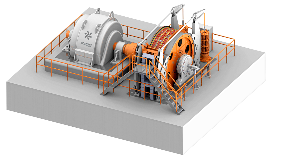 Corum Trading ve Pokrovske maden yönetimi yeni bir kaldırma makinesi için sözleşme imzaladı